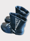 VeeVee Toddler Boots Black & Silver Studded Moto Boot