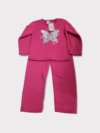 GIRLS PINK Butterfly Screen Crew Neck Fleece Jogset